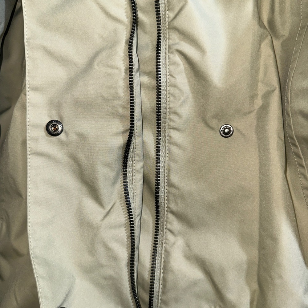 Helly Hansen Welsey II Trench Coat Womens XL Light Beige Waterproof 53247-463 - Picture 12 of 16